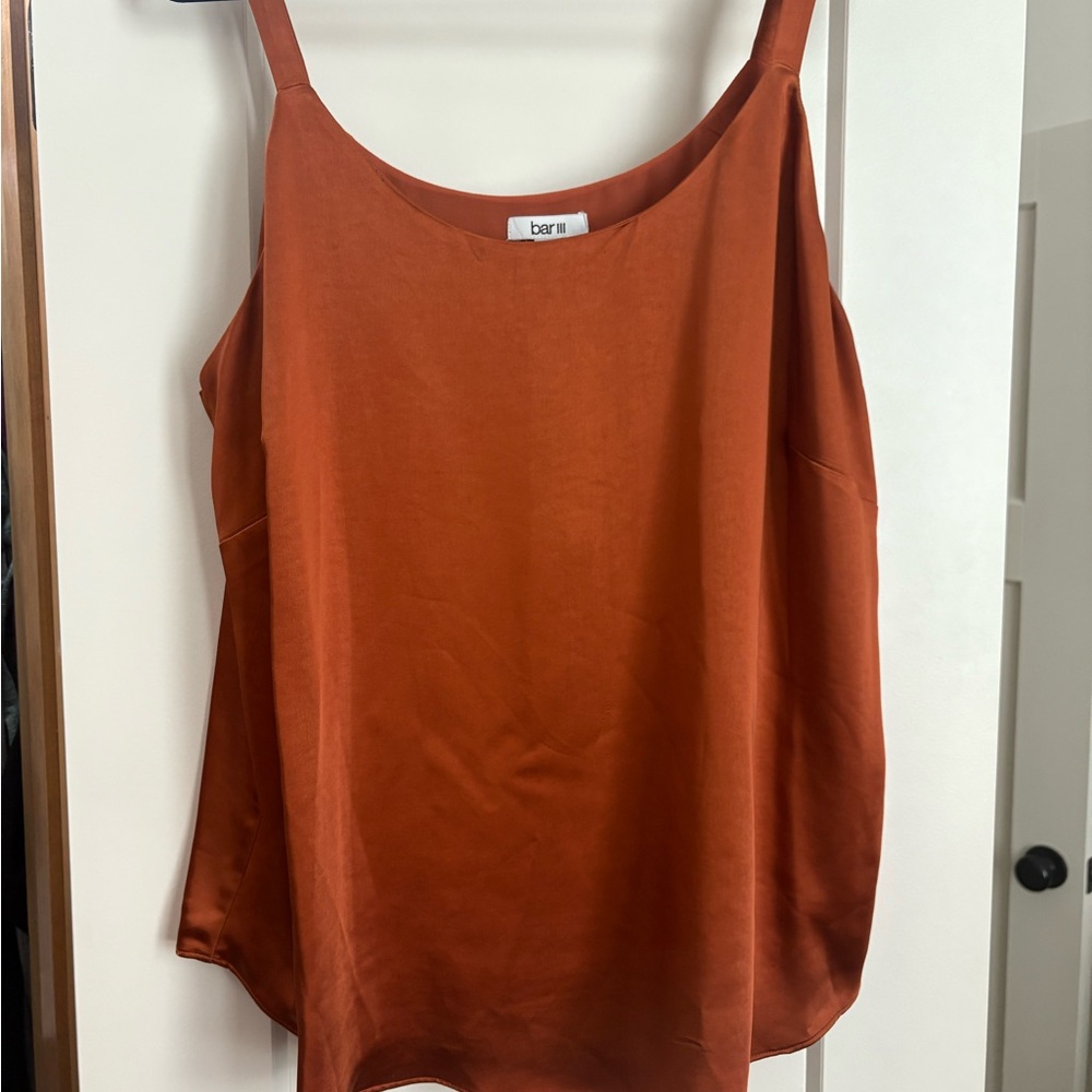 Bar III Women's Rust/Orange Camisole